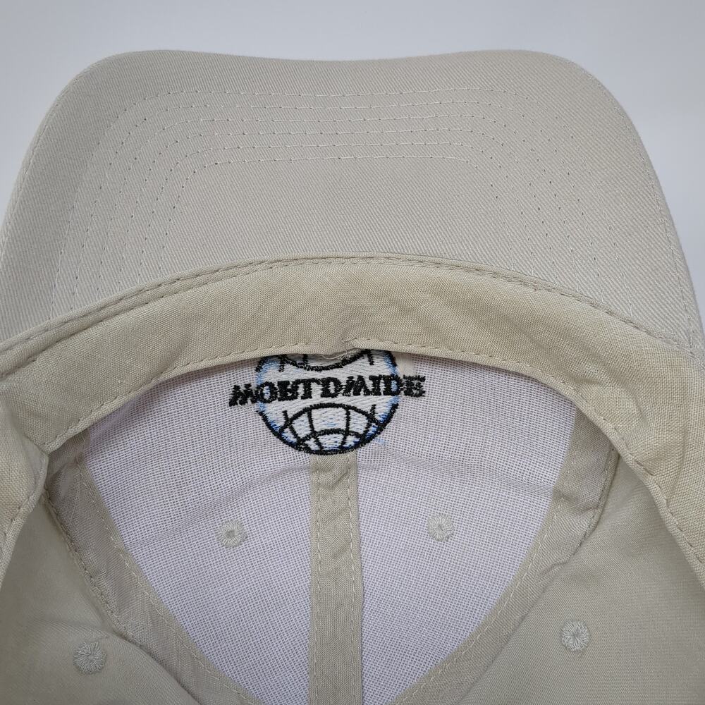 Worldwide Electric Corp Strapback Hat Solid Beige… - image 8